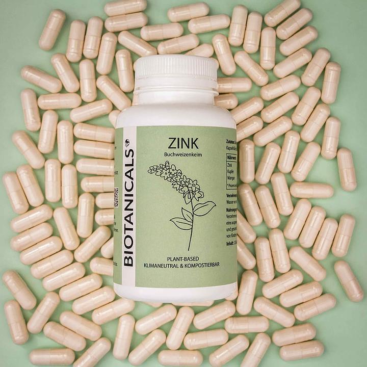 Immagine prodotto Biotanicals Zinco 120 capsule (120 Pezzo/i, Pillole, 82 g)