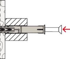 Actual product image Fischer Frame anchor R 88542 SXR 10x160 T Screws A 4/Dowel nylon (50 pcs.)