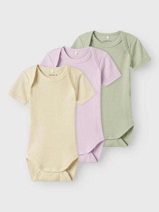 Produktbild Name it Nbnbody 3p Ss Solid Rib Noos (62)