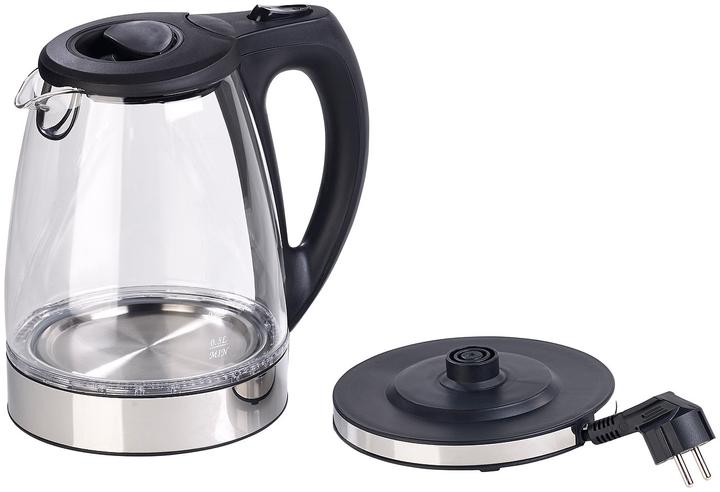 Produktbild Rosenstein & Söhne Glas-Wasserkocher mit blauer LED-Beleuchtung (1.70 l)