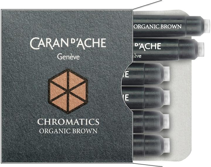 Caran d'Ache Chromatics Tintenpatronen (Tintenfass, Braun)
