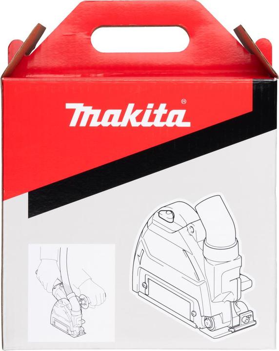 Produktbild Makita Ø 125mm Absaughaube Beton für Akku Winkelschleifer