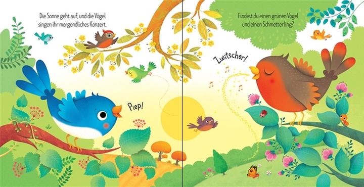 Immagine prodotto Usborne Verlag - Erstes Puzzle & Buch: Im Garten (9 pezzi)