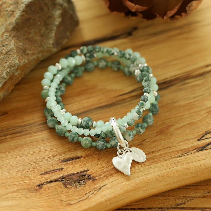 Actual product image Andreani Bracelet with real natural jade (8 cm)
