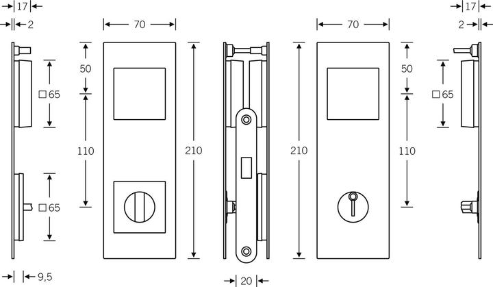 Image du produit FSB Kit de portes coulissantes