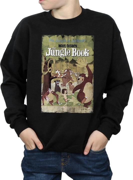 Immagine prodotto Disney The Jungle Book Retro Poster Felpa Ragazzi (152, 158)