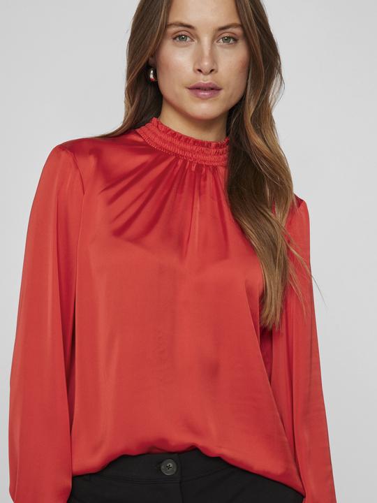 Actual product image Vila High Neck Top with Long Sleeves (44)