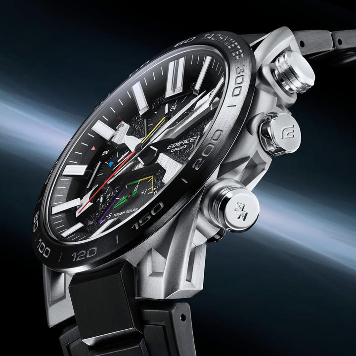 Actual product image Casio EQB-2000DC-1AER Edifice Solar 47mm 10ATM (Analogue wristwatch, Chronograph, 47 mm)