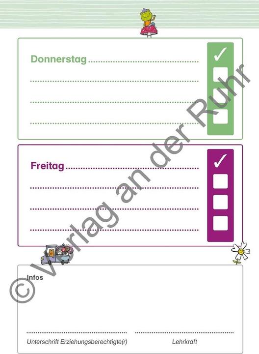 Produktbild Meine Hausaufgaben - Ein Heft für die 1. Klasse (Deutsch, Redaktionsteam Verlag An Der Ruhr, 2020)