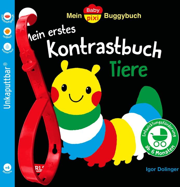 Bébé Pixi (incassable) 163 : Le livre de ma poussette Baby Pixi : Mon premier livre de contraste (Allemand)