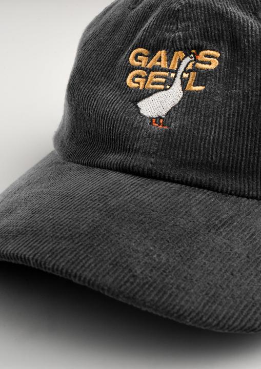 Immagine prodotto Plakativ «Gans Geil» Corduroy Cap Black