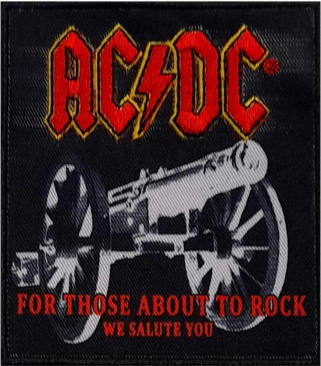 Immagine prodotto AC/DC Logo Toppa Cannone Intrecciato (1 x)
