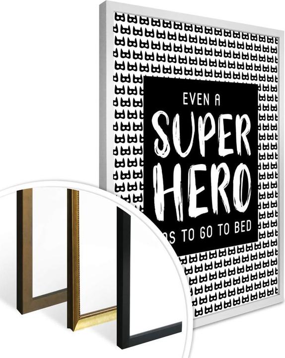 Immagine prodotto Trenddeko Anche un supereroe - Pattern (60 x 80 cm)