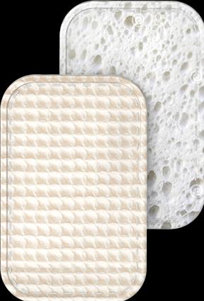 Actual product image Nuts Loofah sponge (2 pcs.)