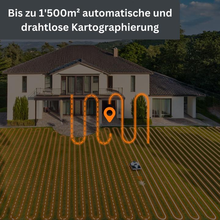Image du produit Mammotion Luba mini AWD 1500 (1500 m², Sans câble périphérique)