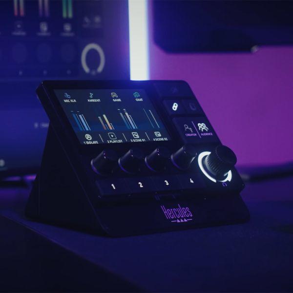Image du produit Hercules Contrôleur de mixage Stream 200 XLR Audio Controller retail