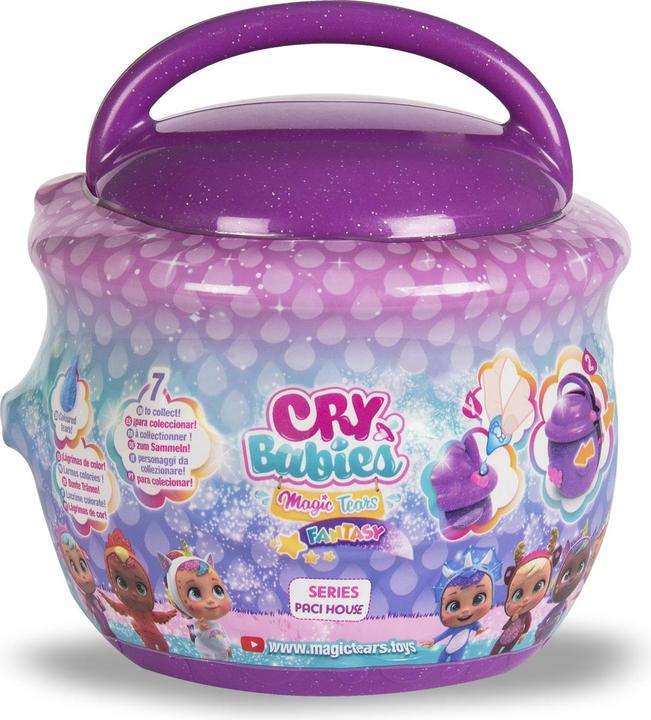Actual product image TOYS Cry Babies Magic Tears Fantasy Paci House - dark pink