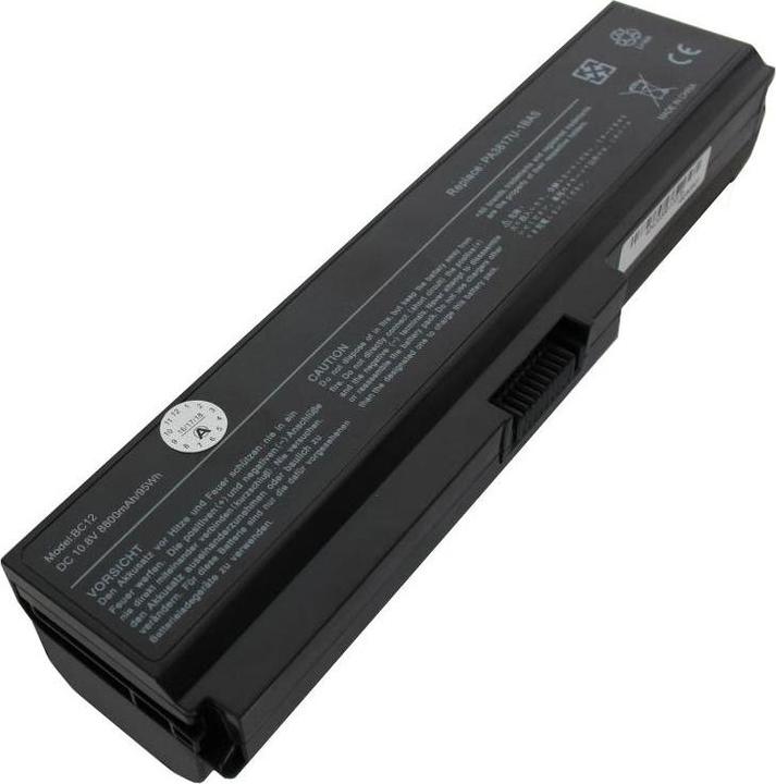 Image du produit Toshiba Batterie PABAS230, PA3817U-1BRS, PA3818U-1BRS, PA3819U-1BRS, PABAS178, PABAS227, PABAS228 (6 cellules, 8800 mAh)