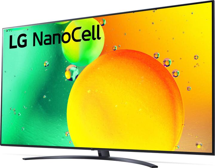 Image du produit LG TV 75" NANO UHD SMART TV WIFI 4K DVB-T2 ALEXA GOOGLE 75NANO766 ITA (75", NANO76, Nano-Cell, 4K, 2022)