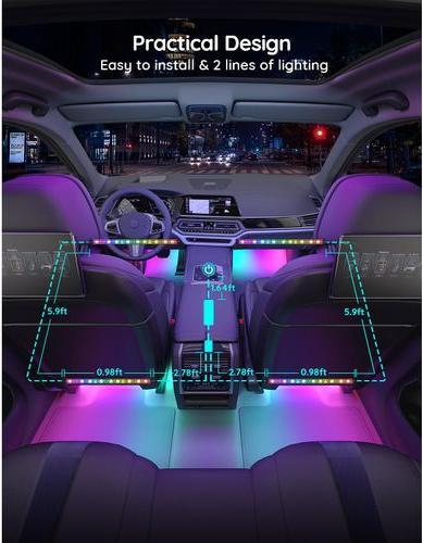 Actual product image Govee Car interior lighting