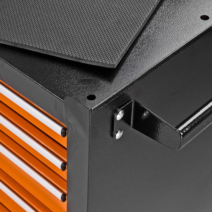 Produktbild Dema Werkstattwagen Werkzeugwagen mit Werkzeug 100-tlg. orange (100 x)