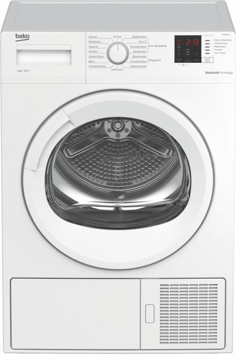 Beko Kondenstrockner mit Wärmepumpe DS8433GX0 (8 kg, Rechts)