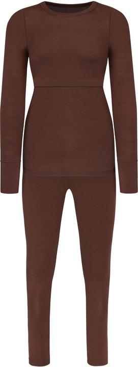 Image du produit Normani Sous-vêtements en mérinos - Ensemble de maternité - T-shirt à manches longues et caleçon - 8795 (XS)