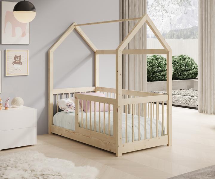 Image du produit ADRK Furniture Graja Lit de maison avec matelas (140 x 70 cm)
