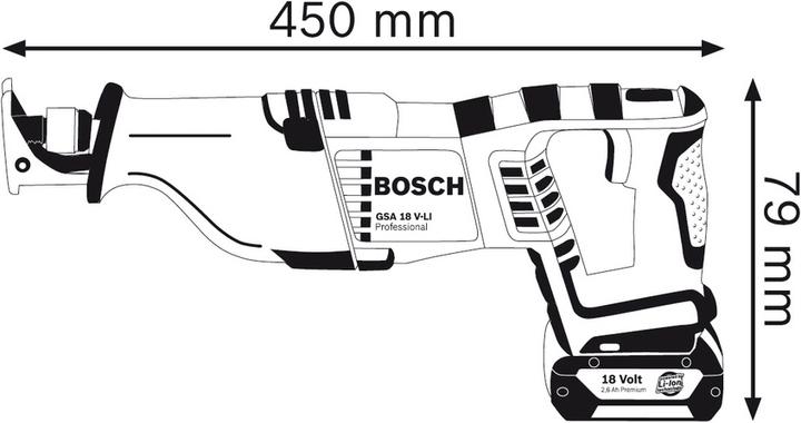Immagine prodotto Bosch Professional Gsa 18v-Li
