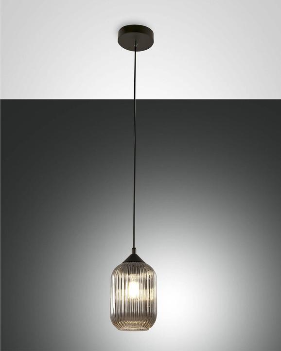 Produktbild Fabas Luce Pendelleuchte Aston E27 Ø140mm Grau (E27)