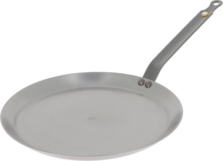de Buyer Crepe Pfanne Mineral B (30 cm, Bratpfanne, Eisen, Stahl)