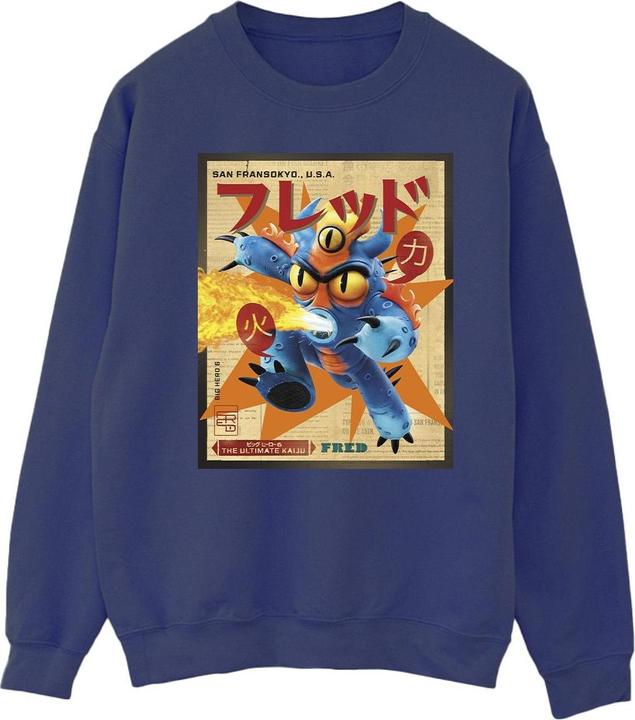 Produktbild Disney Big Hero 6 Baymax Fred Newspaper Sweatshirt (L)