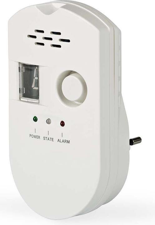 Actual product image Nedis Gas alarm | Mains power supply | Sensor service life: 10 years | EN-compliant: EN 50194-1:2009 / E