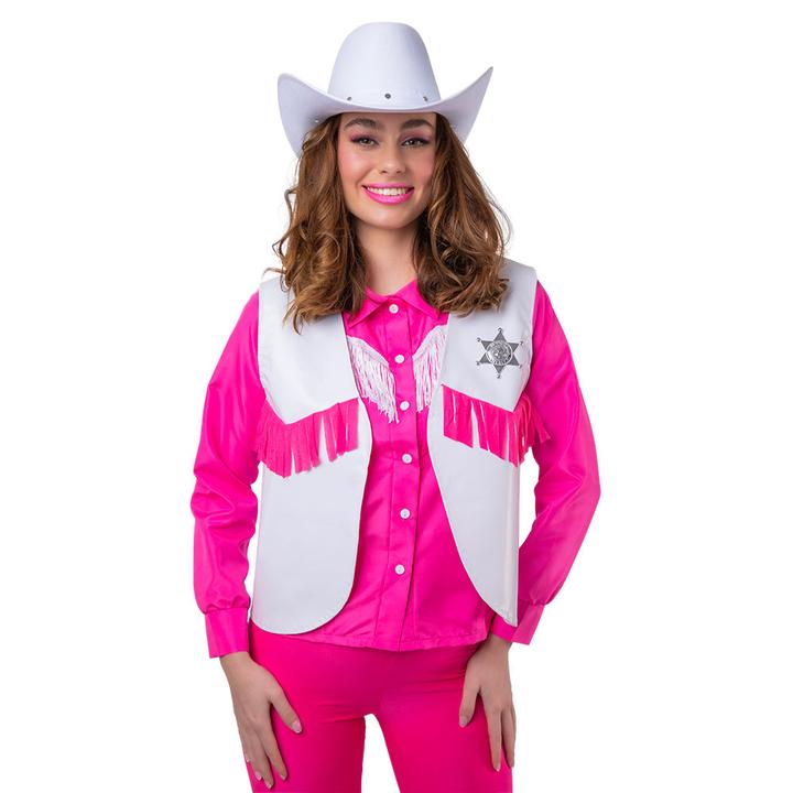 Actual product image Wicked Costumes Cowboy Sheriff waistcoat for women Onesize S/M/L (M/L)
