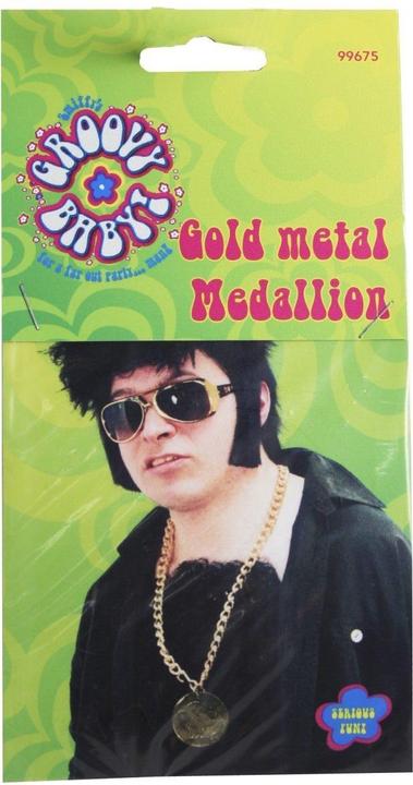 Actual product image Smiffys 70s medallion