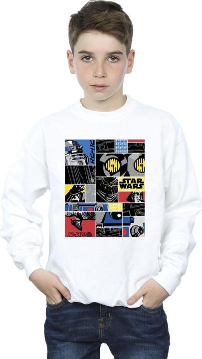 Immagine prodotto Star Wars Droid Montage Felpa Ragazzi (140, 146)