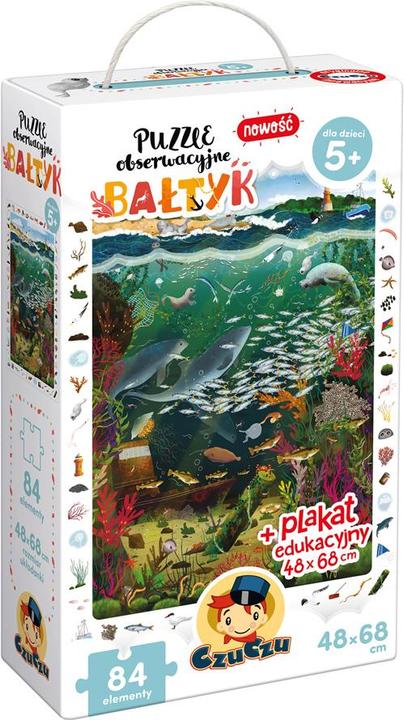Czuczu 5902983490708 puzzle Contour puzzle 84 pc(s) Underwater (84 Teile)