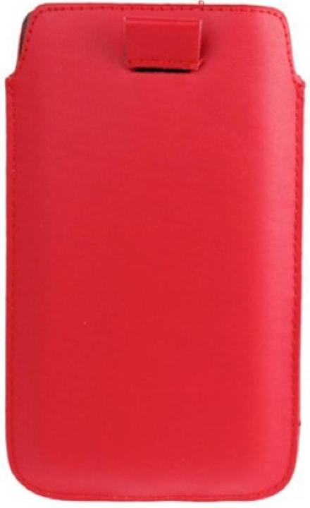 Produktbild König Design Handyhülle Tasche Slide Hülle Rot (Samsung Galaxy Note)