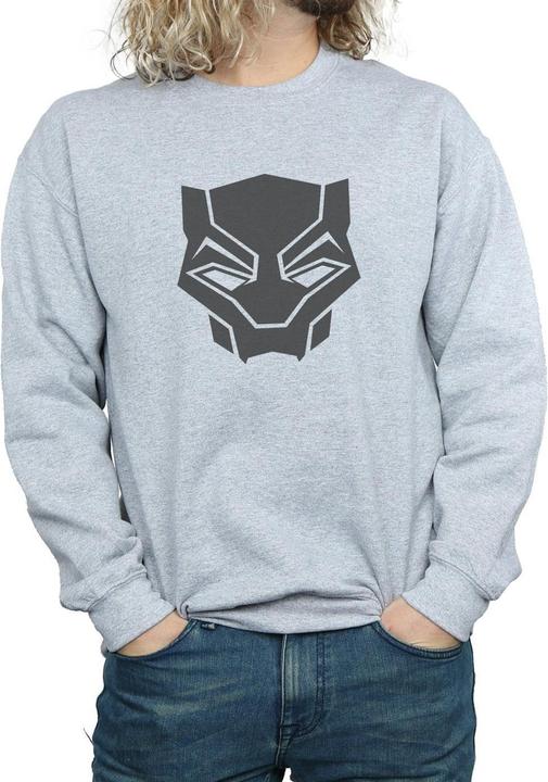 Produktbild Black Panther Schwarz auf Schwarz Baumwolle Sweatshirt (L)