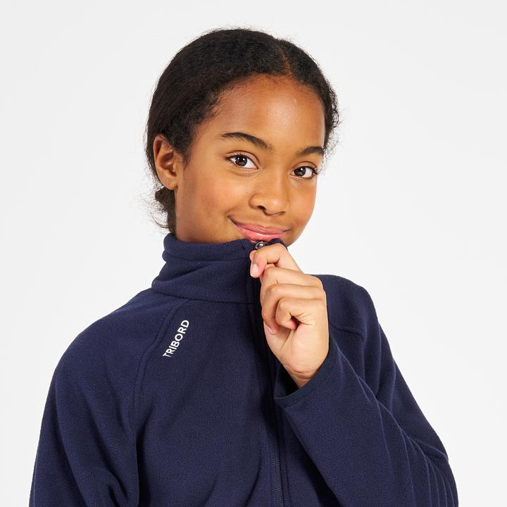 Immagine prodotto Tribord Giacca in pile da vela per bambini calda 100 blu/nero (10, 11, 12)