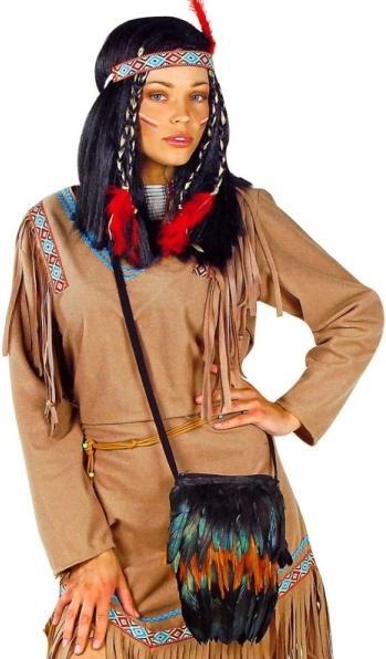 Actual product image Widmann Indian bag feathers