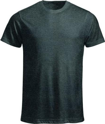 Clique T-Shirt Classic-T 029360, Baumwolle, anthrazit meliert, Grösse S (S)