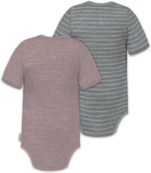 Immagine prodotto Normani Set di 2 body baby merino a maniche corte "Tihoi" - 9317 (74)
