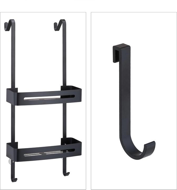 Actual product image Relaxdays shower shelf (33 x 23 x 72.5 cm)