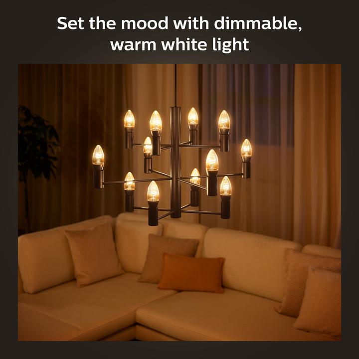 Actual product image Philips Hue White (E14, 4.50 W, 300 lm, 1 x, G)