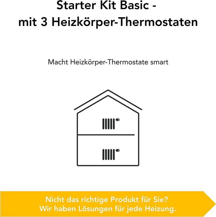 Image du produit tado° Kit de démarrage BASIC : 3x thermostats de radiateur, kits de démarrage