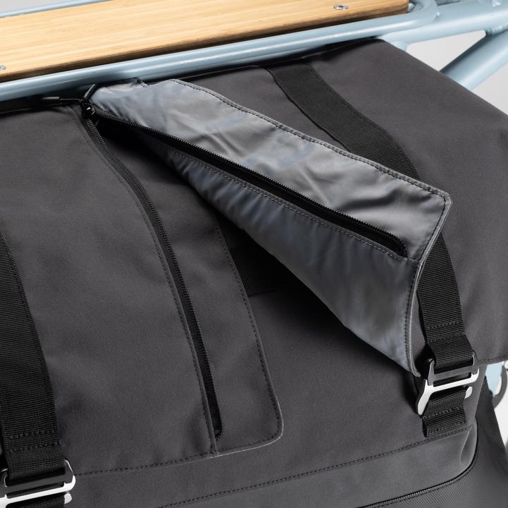 Immagine prodotto Decathlon Doppel-Fahrradtasche Longtail (100 l, Borsa portapacchi)