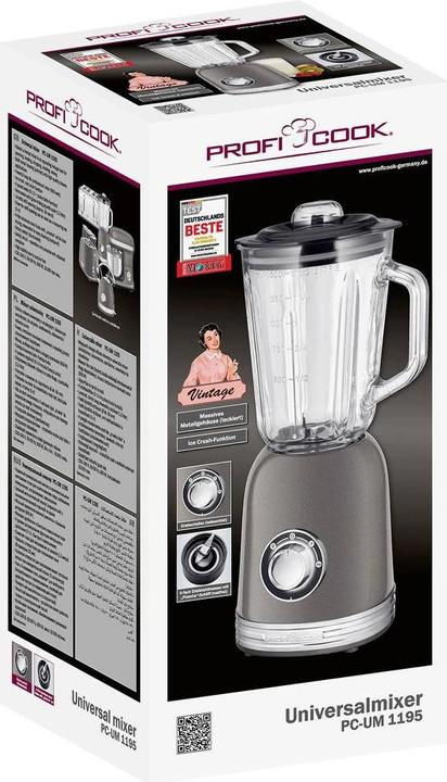Actual product image Proficook Stand Mixer PC-UM 1195 Anthracite (800 W)