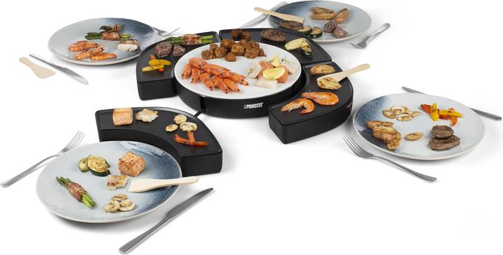 Immagine prodotto Princess 103070 Dinner4all Circle - 4 griglie individuali - 4 x 250 W - Spatola inclusa