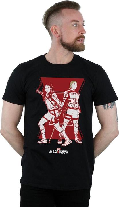 Immagine prodotto Black Widow Movie Sisters Silhouette Maglietta Uomo (3XL)